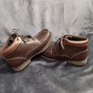 Freeman Boys Dark Brown Lace-Up Boots Size 2M